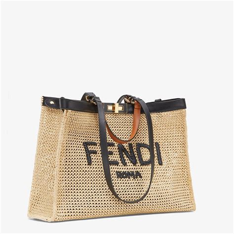 fendi tote beach bag|authentic fendi tote.